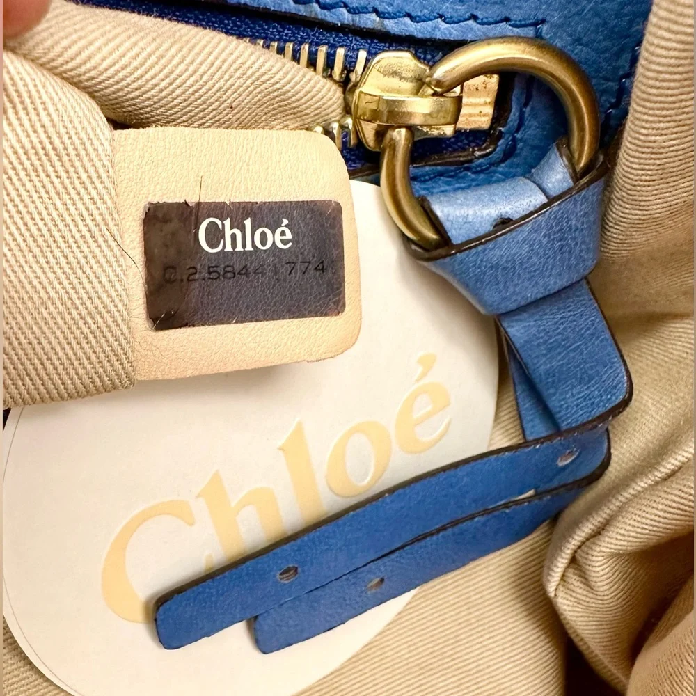 CHLOÉ HELOISE RARE BLUE BAG - Picture 12 of 14
